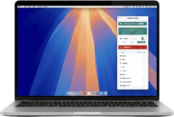 Safewoo on a Mac and a Windows laptop